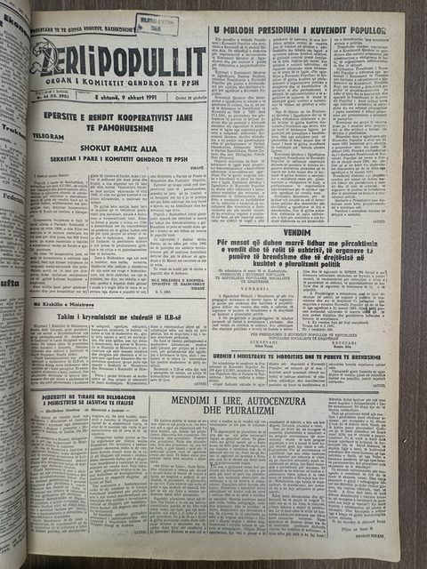 Zëri i Popullit 1991-02-09