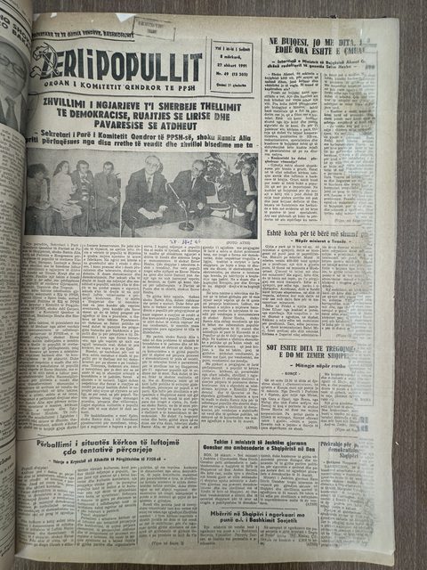 Zëri i Popullit 1991-02-27