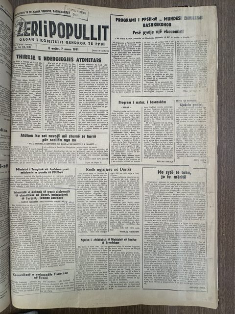 Zëri i Popullit 1991-03-07