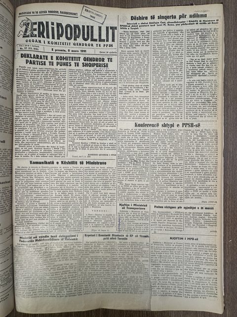 Zëri i Popullit 1991-03-08