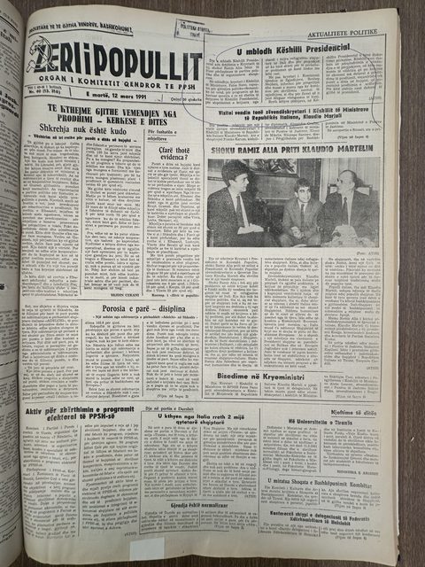 Zëri i Popullit 1991-03-12