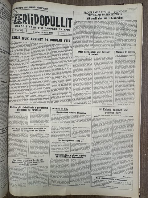 Zëri i Popullit 1991-03-14