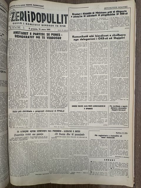 Zëri i Popullit 1991-03-15