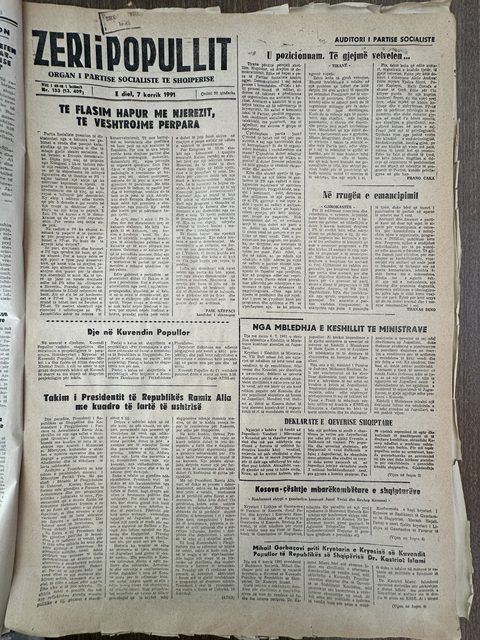 Zëri i Popullit 1991-07-07