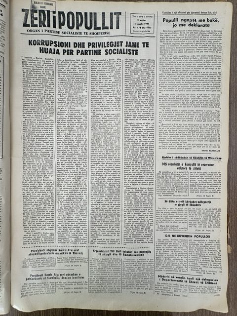 Zëri i Popullit 1991-08-01