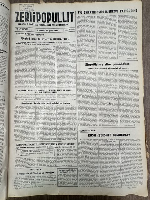 Zëri i Popullit 1991-08-13