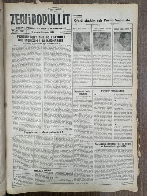 Zëri i Popullit 1991-08-23