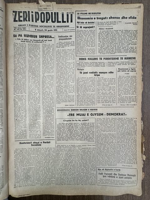 Zëri i Popullit 1991-08-24
