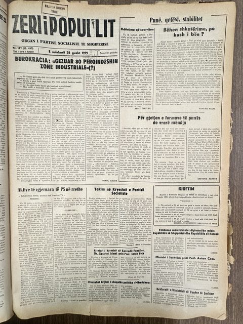 Zëri i Popullit 1991-08-28