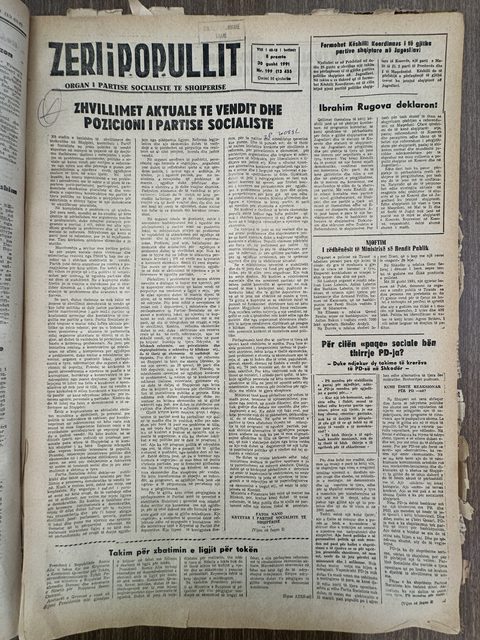 Zëri i Popullit 1991-08-30