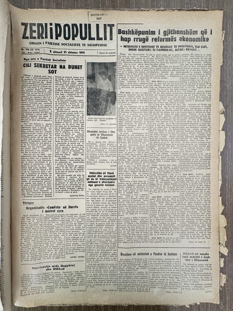 Zëri i Popullit 1991-09-21