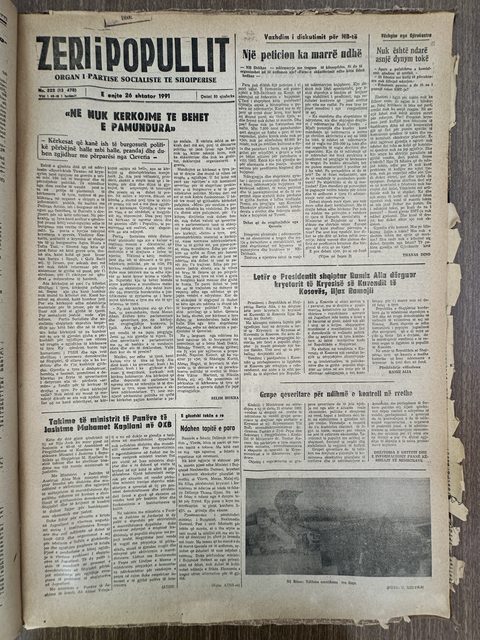 Zëri i Popullit 1991-09-26