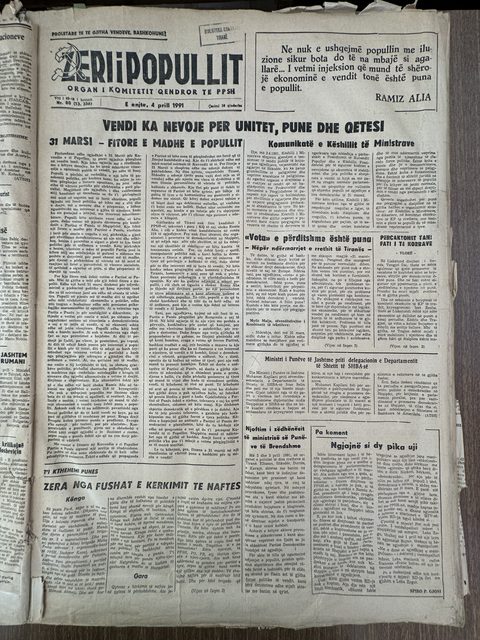 Zëri i Popullit 1991-04-04
