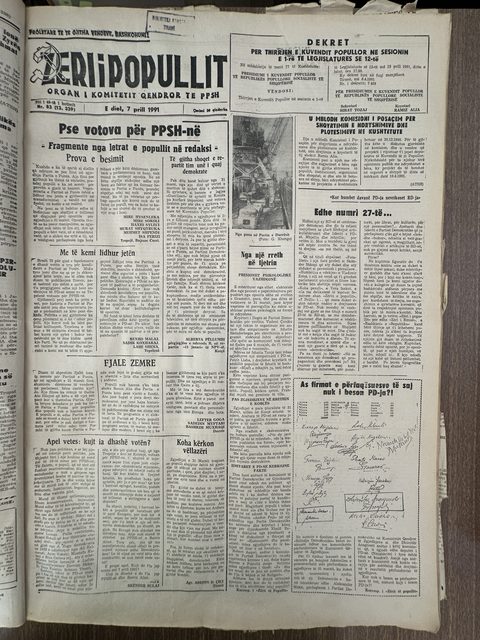 Zëri i Popullit 1991-04-07