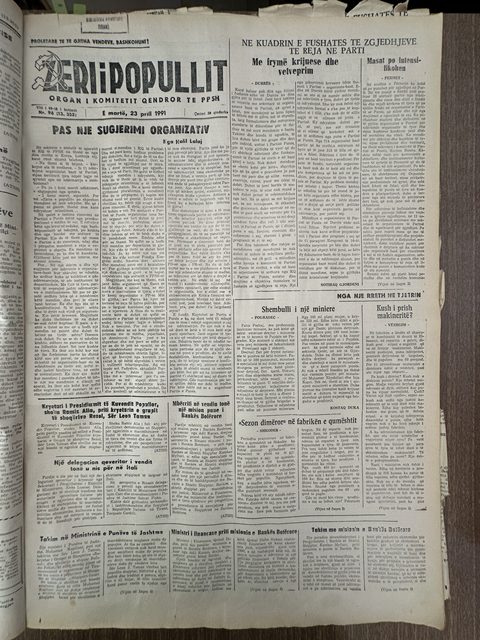 Zëri i Popullit 1991-04-23