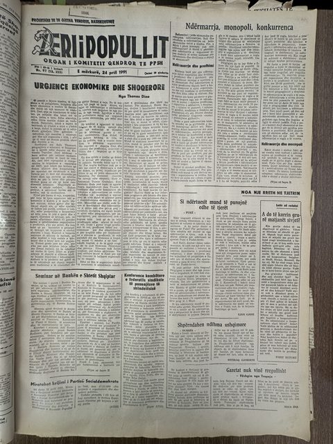 Zëri i Popullit 1991-04-24
