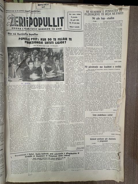 Zëri i Popullit 1991-04-26