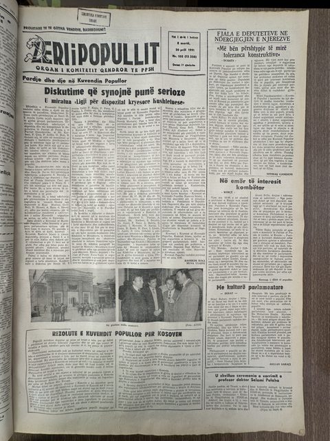 Zëri i Popullit 1991-04-30