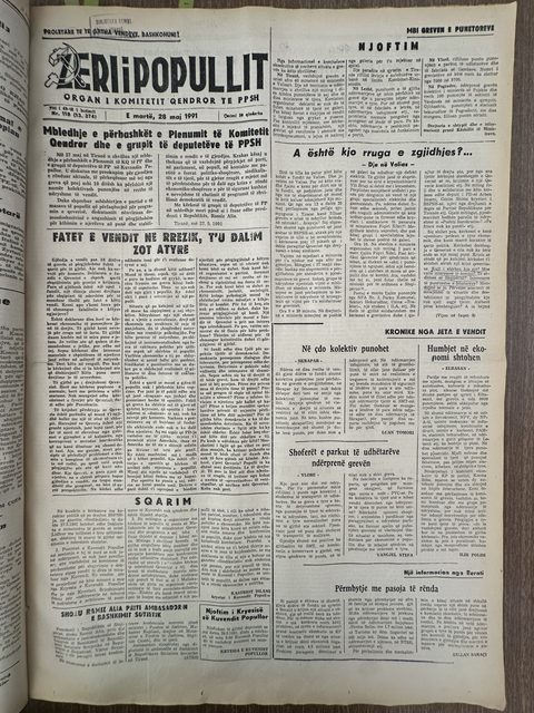 Zëri i Popullit 1991-05-28