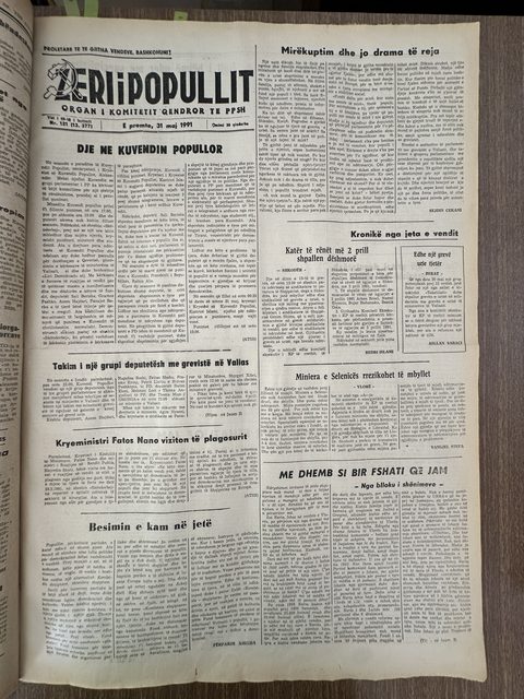 Zëri i Popullit 1991-05-31