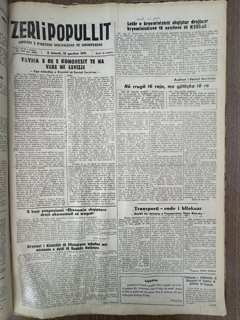 Zëri i Popullit 1991-06-15
