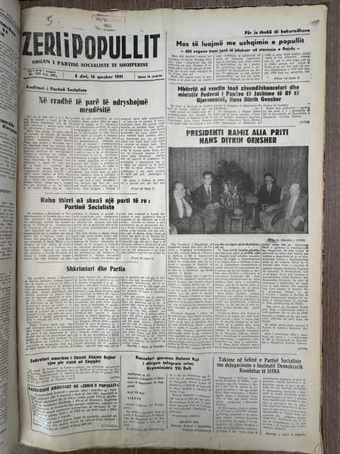 Zëri i Popullit 1991-06-16
