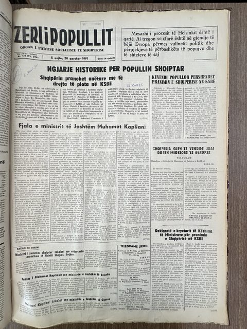 Zëri i Popullit 1991-06-20