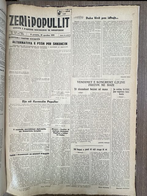 Zëri i Popullit 1991-06-21