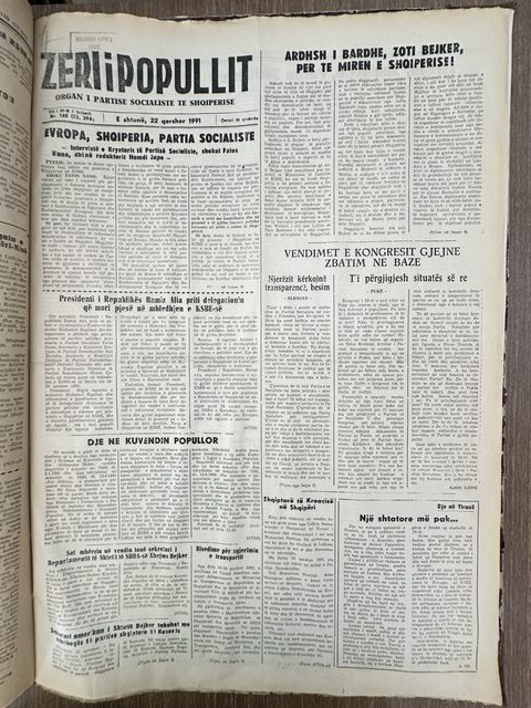 Zëri i Popullit 1991-06-22