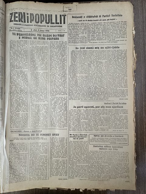 Zëri i Popullit 1992-01-05