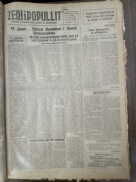 Zëri i Popullit 1992-01-09