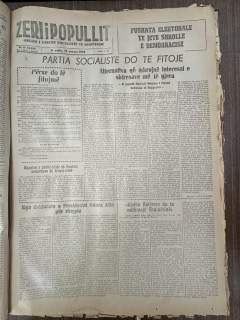 Zëri i Popullit 1992-02-13