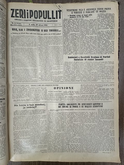 Zëri i Popullit 1992-02-27