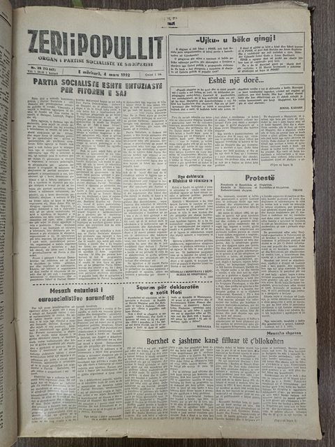 Zëri i Popullit 1992-03-04