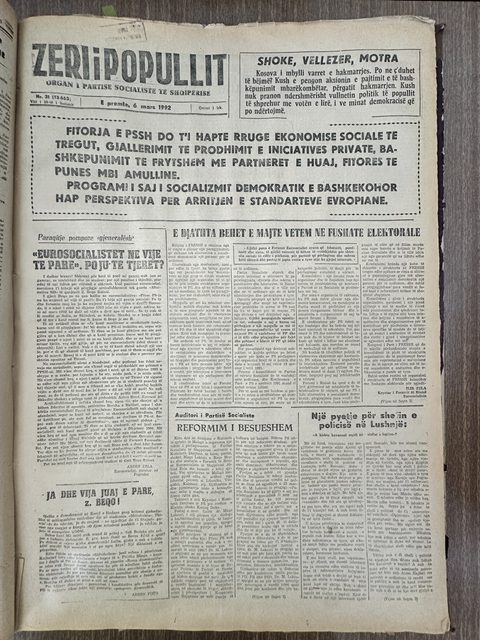 Zëri i Popullit 1992-03-06