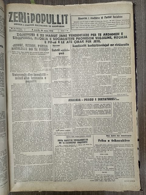 Zëri i Popullit 1992-03-10