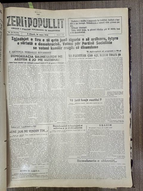Zëri i Popullit 1992-03-14