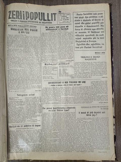 Zëri i Popullit 1992-03-18