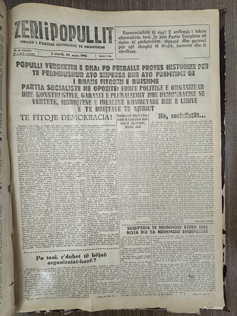 Zëri i Popullit 1992-03-24