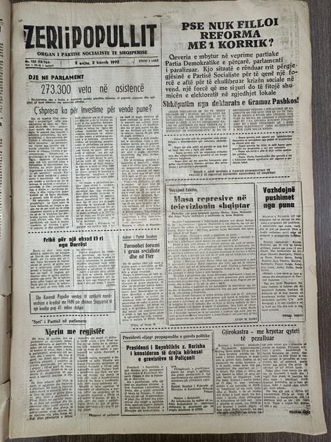 Zëri i Popullit 1992-07-02
