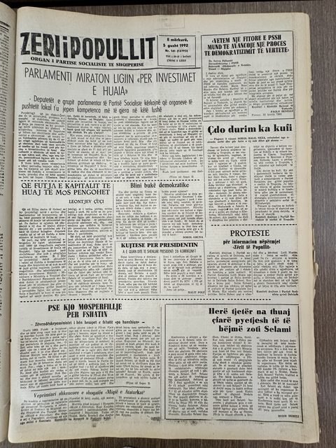 Zëri i Popullit 1992-08-05