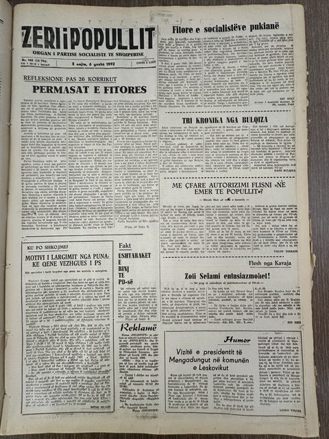 Zëri i Popullit 1992-08-06