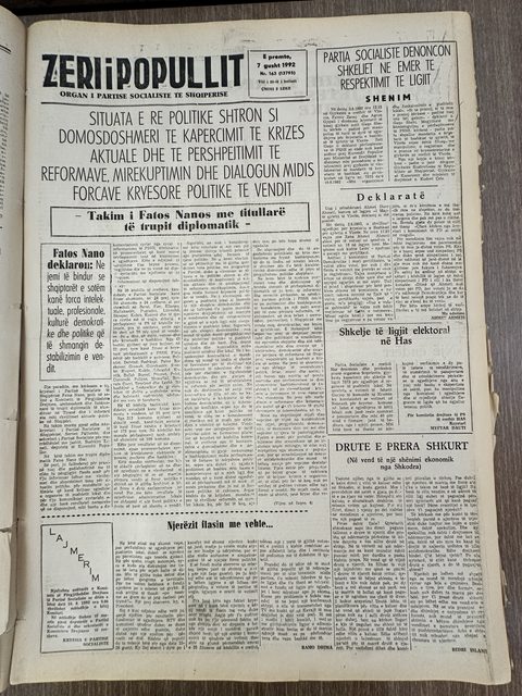 Zëri i Popullit 1992-08-07