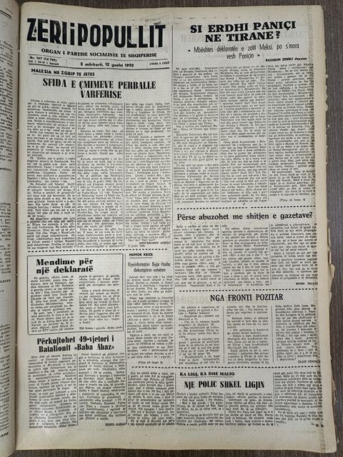 Zëri i Popullit 1992-08-12