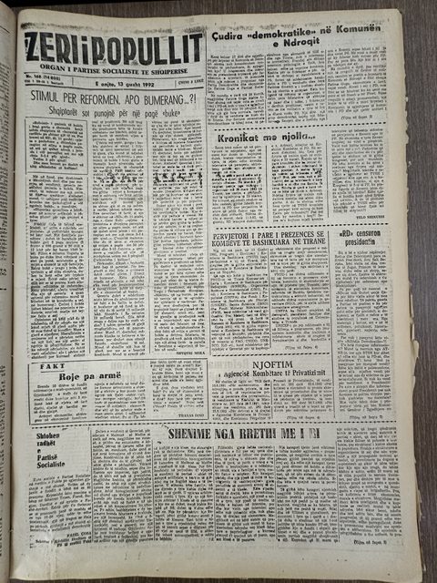 Zëri i Popullit 1992-08-13