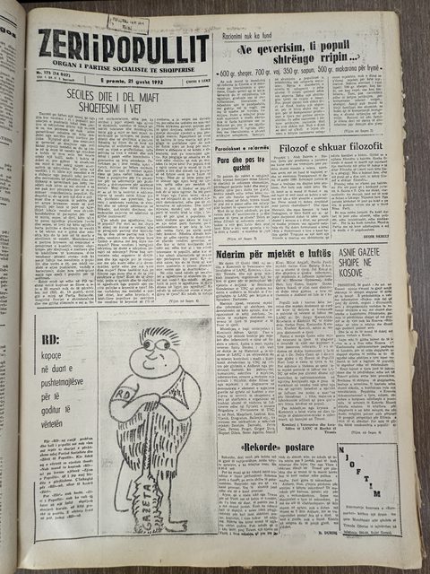 Zëri i Popullit 1992-08-21