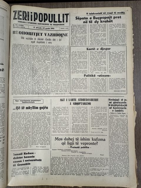 Zëri i Popullit 1992-08-22