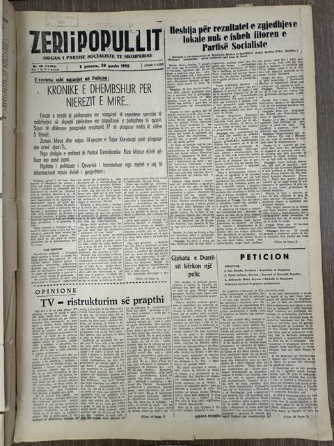 Zëri i Popullit 1992-08-28