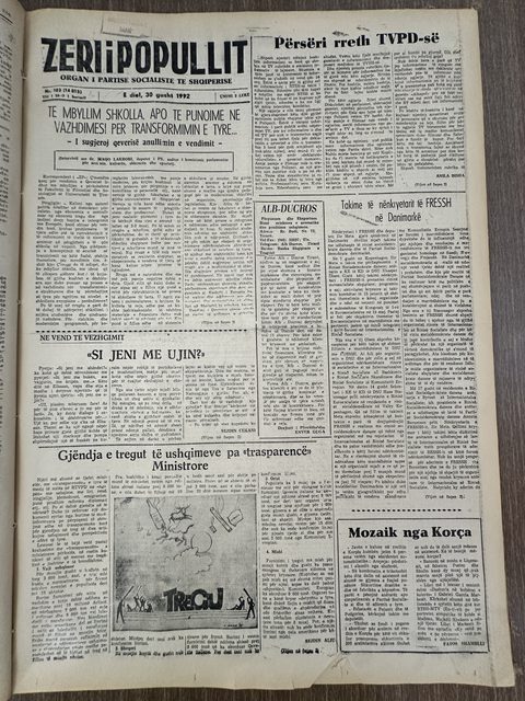 Zëri i Popullit 1992-08-30