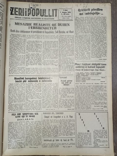 Zëri i Popullit 1992-09-06